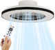 123led Плафон 48см с Осветление Черен