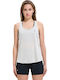 Damen Sport Ärmellose Bluse Beige
