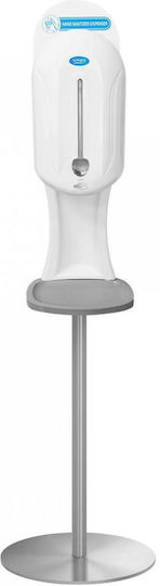 Limpio Dd 111 Sensor Disinfectant Dispenser Stainless Steel Stand White
