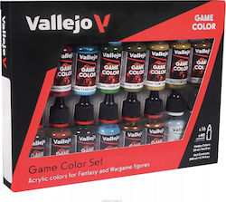 Acrylicos Vallejo Spiel Set 18ml 8 Stück Acrylicos Vallejo Spiel Set 18ml 8 Stück