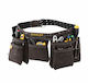 Stanley Stst1-80113 Leather Tool Belt Black Yellow