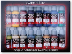 Acrylicos Vallejo Modellbau-Farben Set 18ml 16 Stück Acrylicos Vallejo Modellbau-Farben Set 18ml 16 Stück