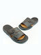 Leather Men's Sandals In Brown Colour