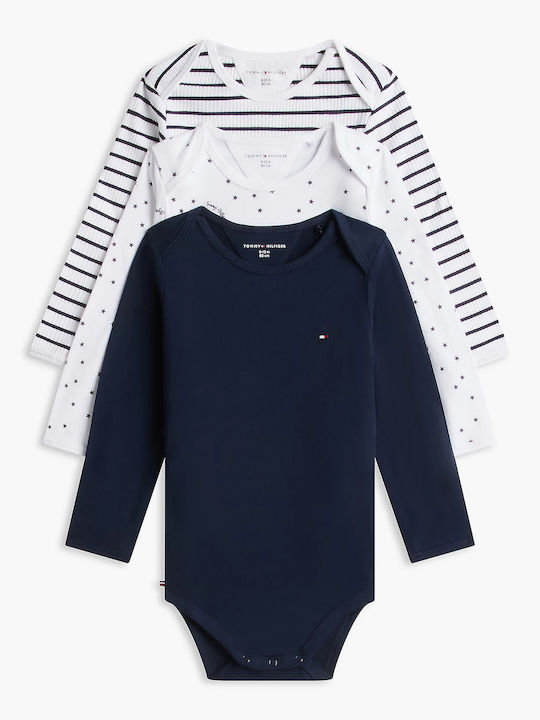 Tommy Hilfiger Set Baby-Body Dark Night Navy 3 Stück
