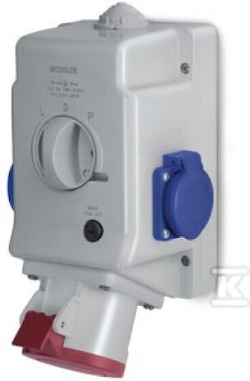 Scame Industriesteckdose Typ 513.3257-2FFR