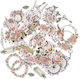 Forme Decorative Din Hârtie Dragoste Paris Diy 44 Bucăți