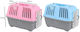 Carrier Dog / Cat Carrying Bag Pink L45xW29xH27cm 1 Piece
