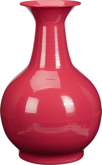 Metallisches Rosa Vase Φ24xΥ38cm