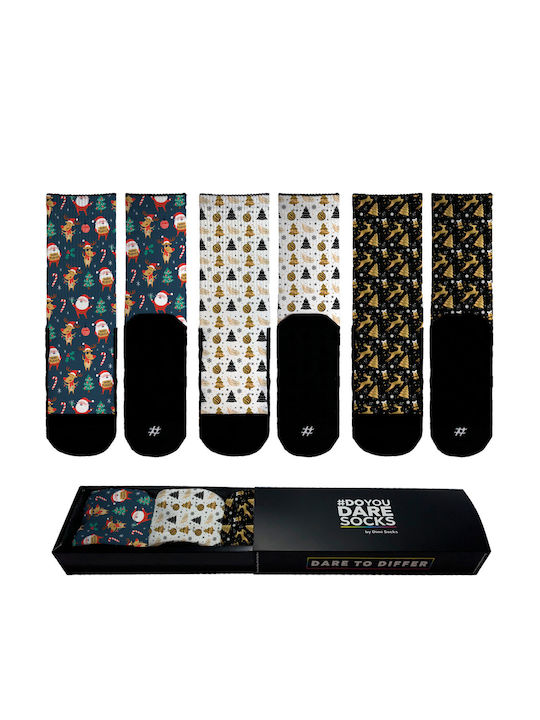 #doyoudaresocks Χριστουγεννιάτικες Κάλτσες Πολύχρωμες 3Pack #doyoudaresocks Χριστουγεννιάτικες Κάλτσες Πολύχρωμες 3Pack