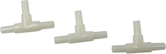 Aqua Natura Connector Air Tube White T Type 100 Pcs Pack