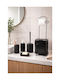SteweHome Bathroom Accessory Set Metal Black