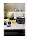 SteweHome Bathroom Accessory Set Plastic Multicolour 5 Pieces