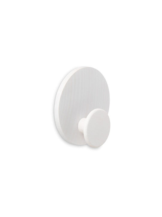 Inofix White Wall-Mounted Hook With Sticker