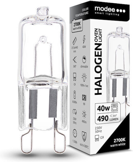 Modee Lighting Oven Lamp 40W for G9 Socket