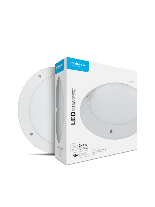 Modee Lighting Επιτοίχια Χελώνα Εξωτερική E27 IP65 8.85x28εκ.