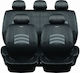 Car Seat Covers Guard Racer Full Set Black Grey 4 Pieces