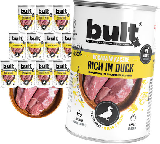 Bult Υγρή Τροφή Σκύλων σε Κονσέρβα με Πάπια 12x400gr