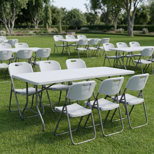Catering Capri Λευκό Του Πάγου 45x50x88εκ.