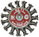Straight Wire Brush Twist Shaft 70mm