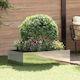 vidaXL Μπορντούρα Κήπου σε Ασημί Χρώμα 1m x 60cm