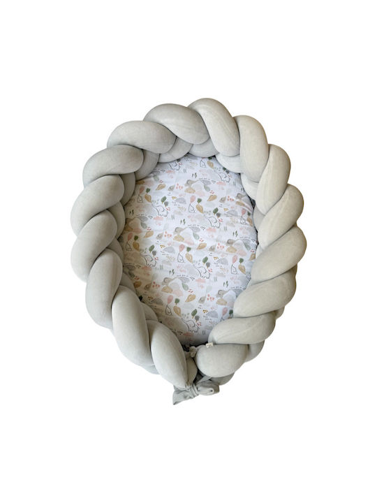 Catriss Baby-Kissen Nest 11018 Graue Elefanten