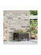 vidaXL Plastic Brown Planter Box 40x40x29cm