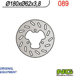 Rear Brake Disc Derbi Senda 50 1995-2003 180x62x3.8 3x10.50mm Rear Brake Disc Derbi Senda 50 1995-2003 180x62x3.8 3x10.50mm