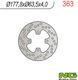Ng Vorderseite Motorrad Bremsscheibe Polaris Predator 500 178mm 4mm