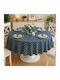 Pucioasa Τραπεζομάντηλο Βαμβακερό Blue 180x180εκ.