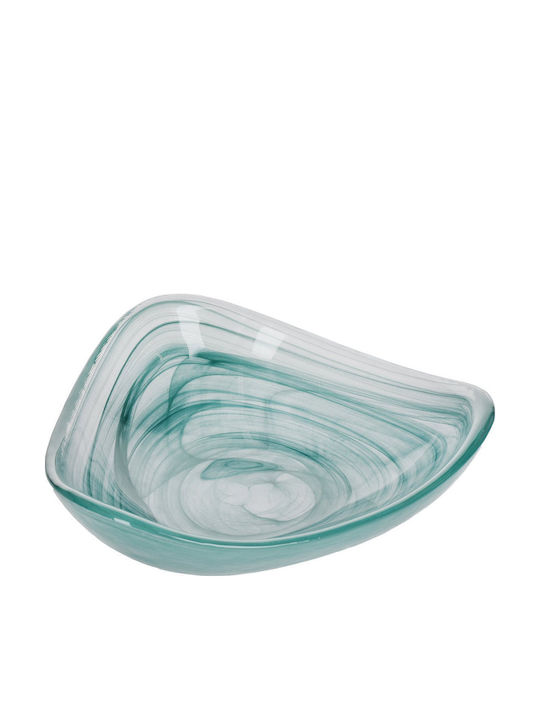 Kitchen Craft Bol Decorativ Din Sticlă Verde 18x18x4.5cm Kitchen Craft Bol Decorativ Din Sticlă Verde 18x18x4.5cm