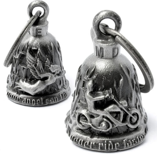 Gremlin Guardian Bell Motorcycle Decorative Bell Never Ride Faster Than Your Angel Can Fly