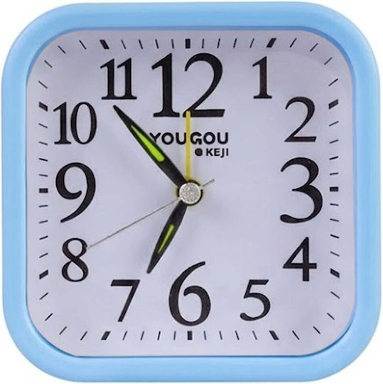 Avizar Analog Table Clock Bedroom Alarm Function Backlight Blue