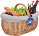 Korb Einkauf Picknick Pilze Ostern Oval Einsatz 47 cm