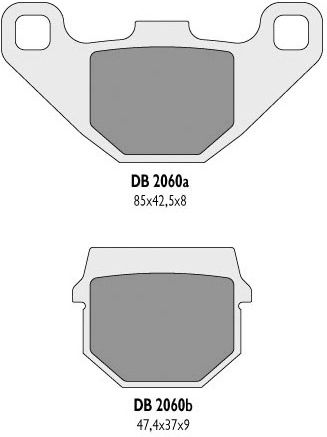 Delta Braking Brake Pads Motor Hispania 50 Mh 10 Enduro Pro Enduro 13