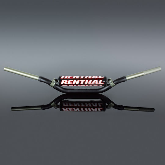 Renthal Mx Handlebar 28.6mm Twinwall 921 Yamaha Yz Yzf 2006+ Black Foam