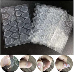 Double-Sided Nail Tips Sheets Nail Jelly Glue Manicure Adhesive Paste