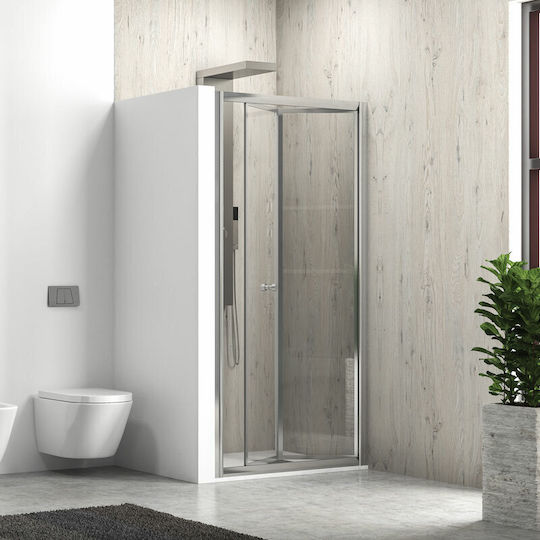 Karag Karag M-4s Duschkabine mit Zusammenklappbarer Tür 76-81x190cm Klarglas Karag Karag M-4s Duschkabine mit Zusammenklappbarer Tür 76-81x190cm Klarglas