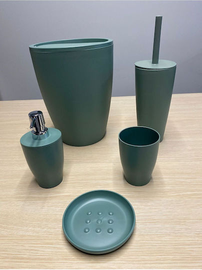 SteweHome SteweHome Badezimmerzubehör-Set Kunststoff Grün 5 Stück