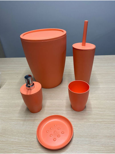 SteweHome Set Accesorii Baie Plastic Roz 5 Bucăți