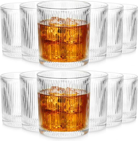 Vilde Vilde Glass Set for Cocktail Water Whiskey Transparent 310ml 12 Pieces