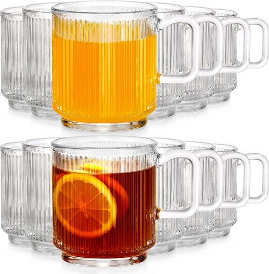 Vilde Set of Water Glasses Glass 350ml 12 Pieces
