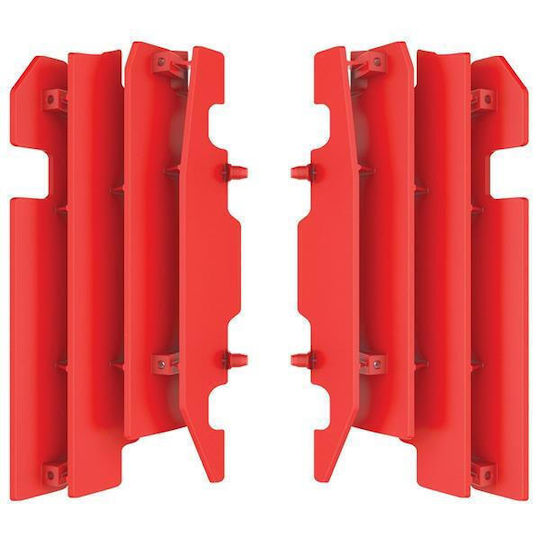 Polisport Radiator Grill Covers Set Cr 125 250 450r 00 04 03 Red