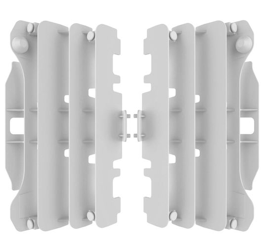 Polisport Radiator Guards Grills Yz Yzf 250 450f 07 09 White Durable
