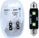 2x Крушка C5w C10w 41mm Vision Festoon 12v Retrofit Canbus