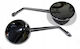 New Mirror Motorcycle Mirrors Chrome M10 Scooter Custom Bobber Chopper