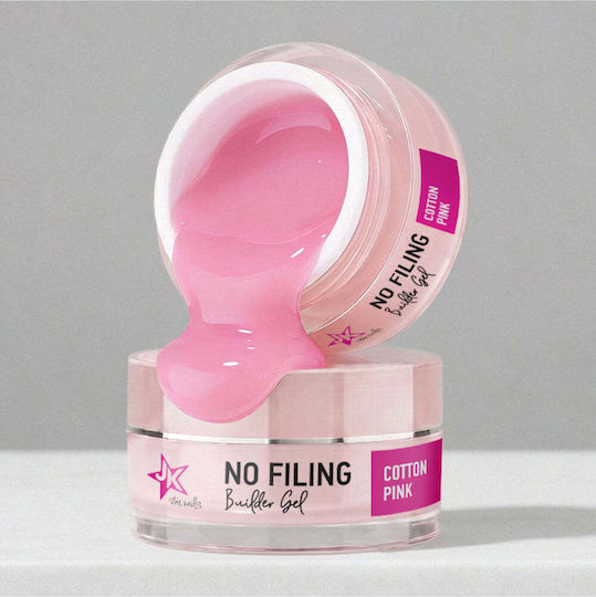 JK Star Nails Builder Gel Νυχιών Cotton Pink 15gr