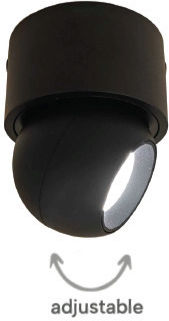Inlight LED Warm White Spot in Black Colour