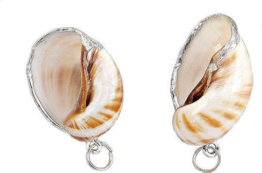 Palma Emporio Hanging Motif for Jewelry in Seashell Shape 2.5cm Set of 25pcs