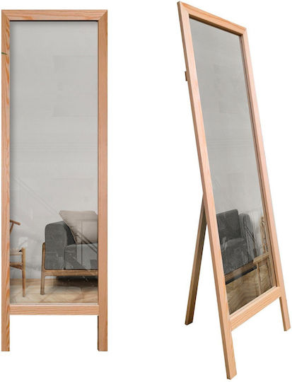 Fratelli Home Leva Oglindă De Podea Dreptunghiulară Maro 145x45cm