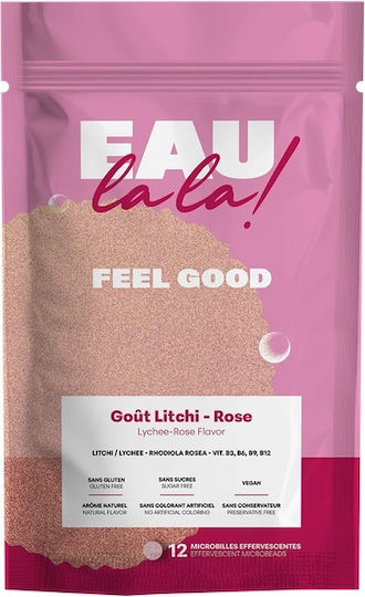 Eau Lala Feel Good Special Food Supplement 12 Effervescent Tablets Litchi & Rose